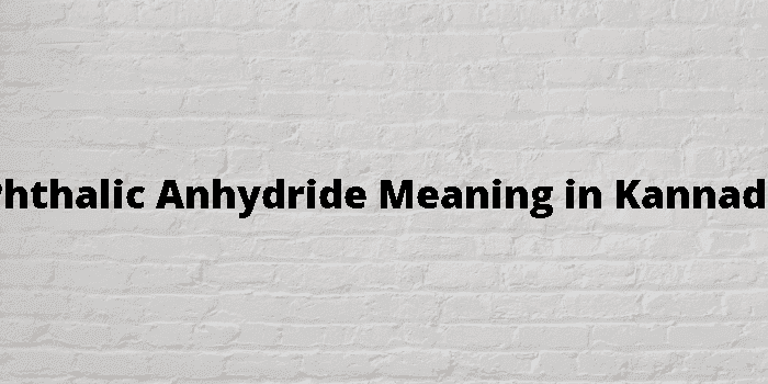 phthalic anhydride