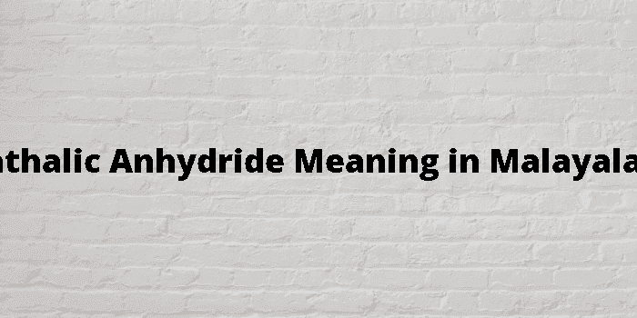 phthalic anhydride