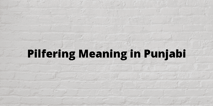 pilfering