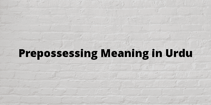 prepossessing