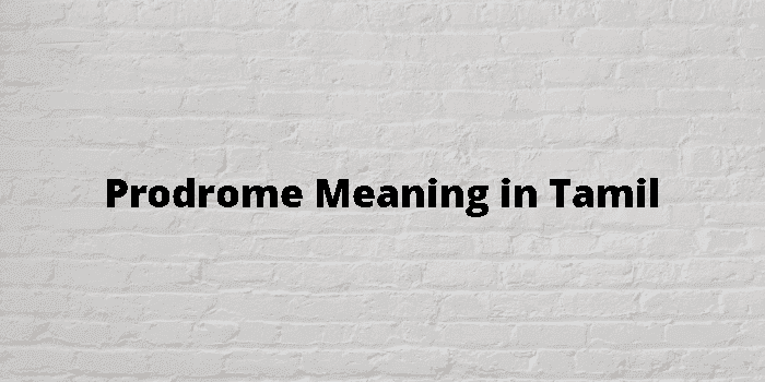 prodrome