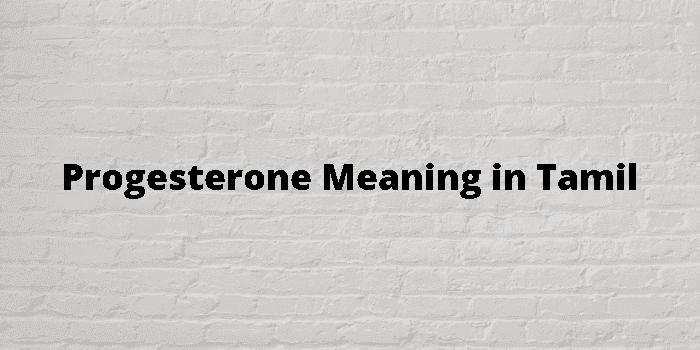 progesterone