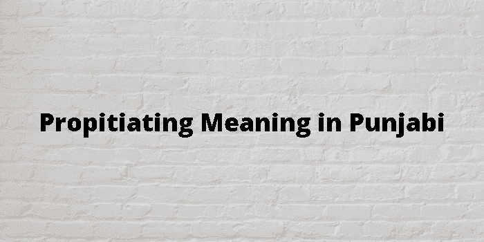 propitiating