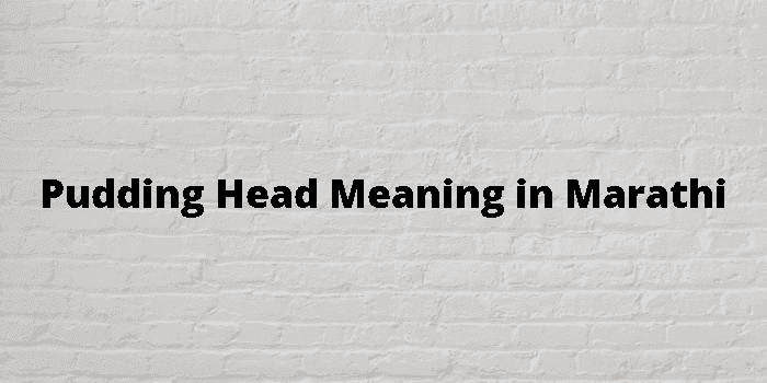 pudding head