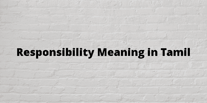 responsibility