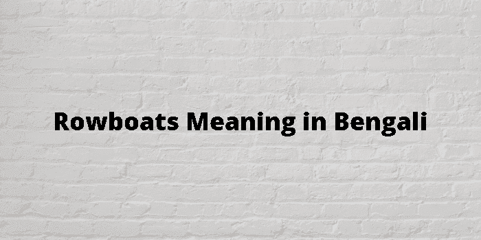 rowboats