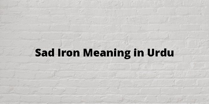 sad iron