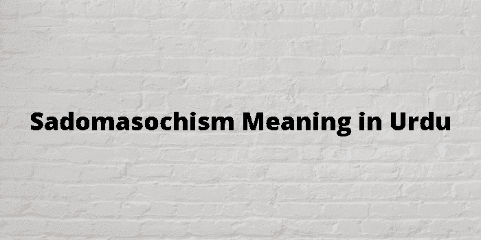 sadomasochism