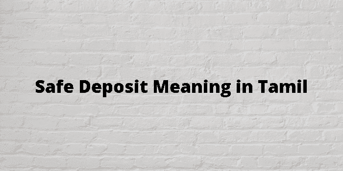 safe deposit