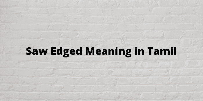 saw edged