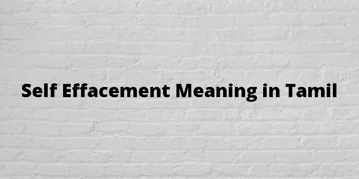 self effacement