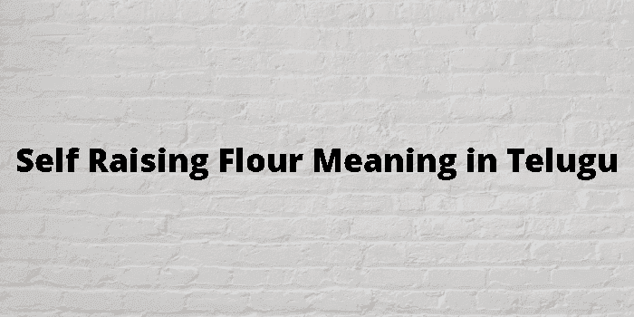 self raising flour