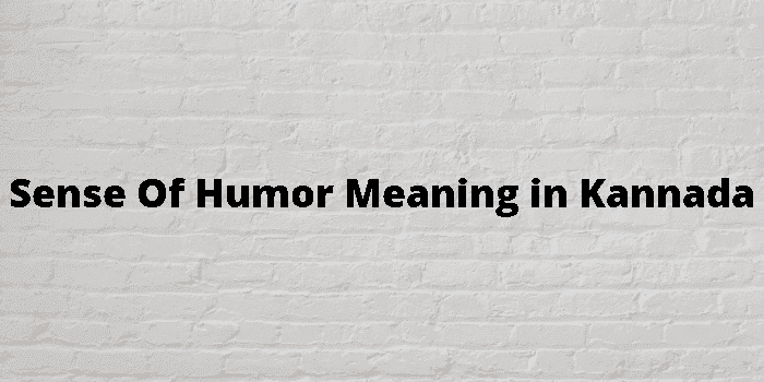 sense of humor