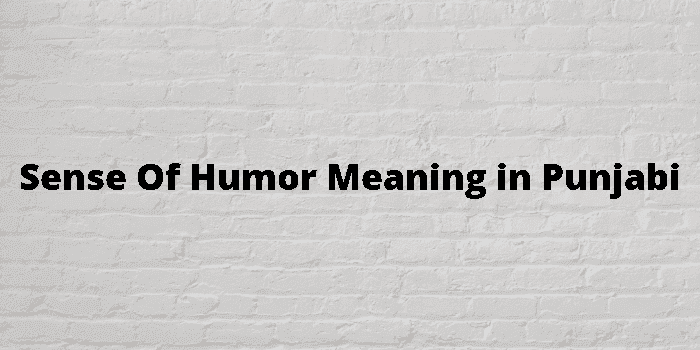 sense of humor