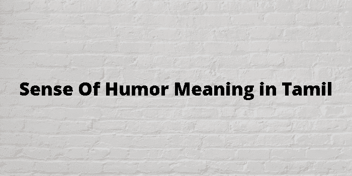 sense of humor