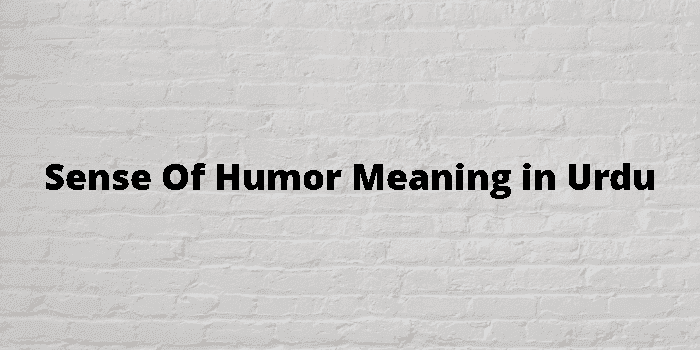 sense of humor