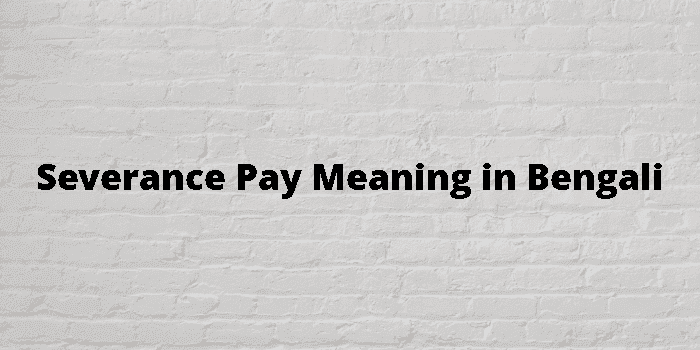 severance pay