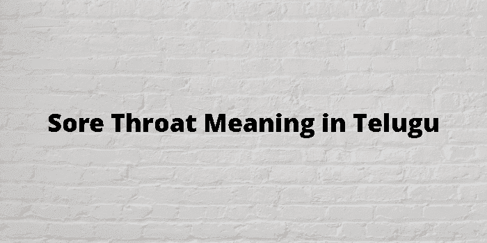 sore throat