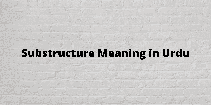 substructure