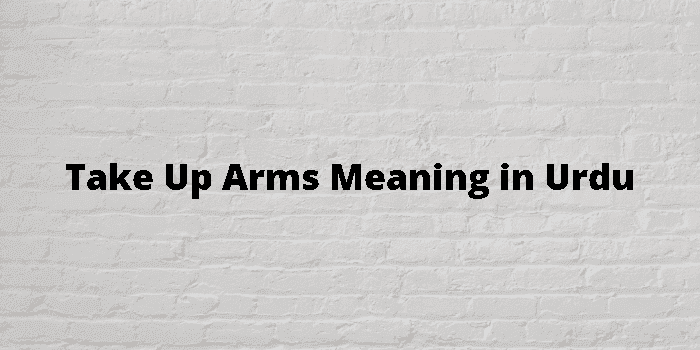 take up arms