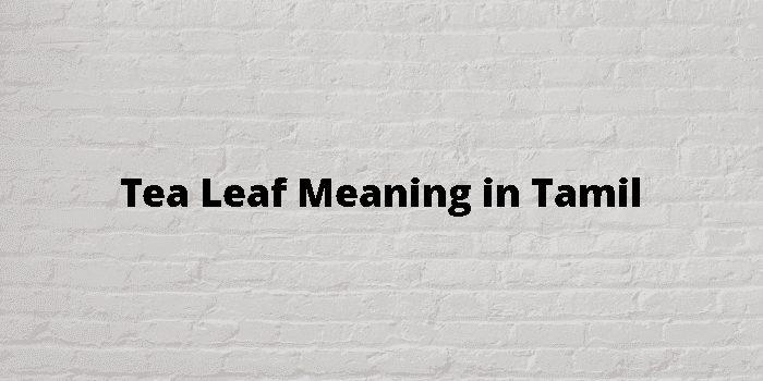 tea leaf