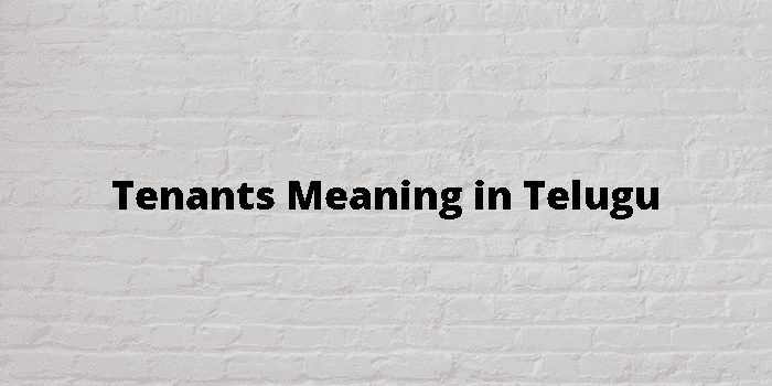 tenants