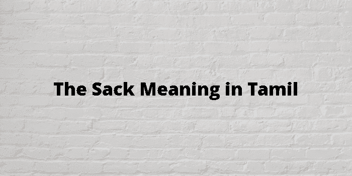 the sack