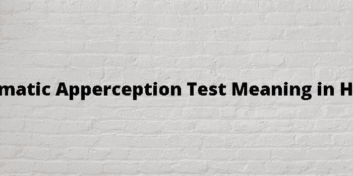 thematic apperception test