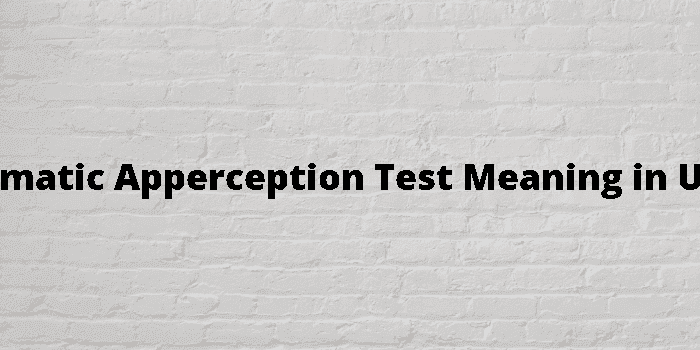 thematic apperception test