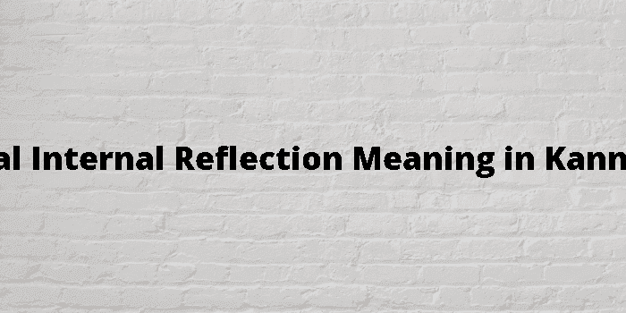 total internal reflection