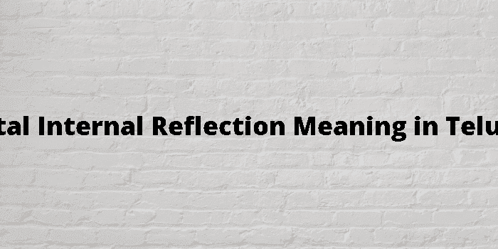 total internal reflection