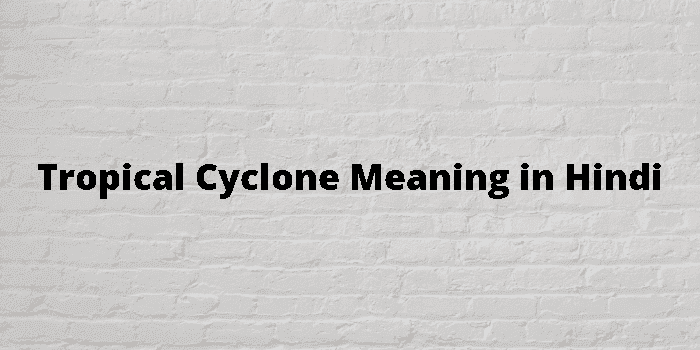 tropical cyclone