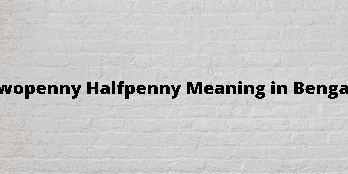 twopenny halfpenny