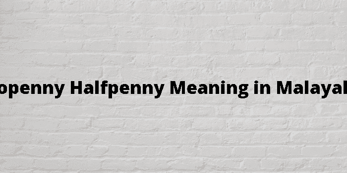 twopenny halfpenny