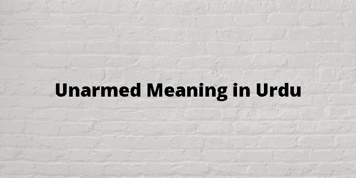 unarmed