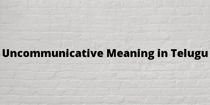 uncommunicative