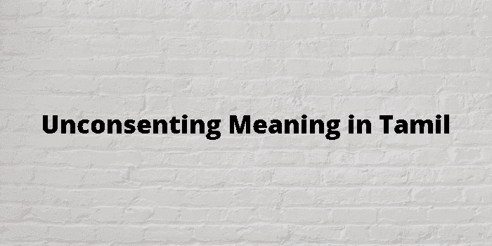 unconsenting