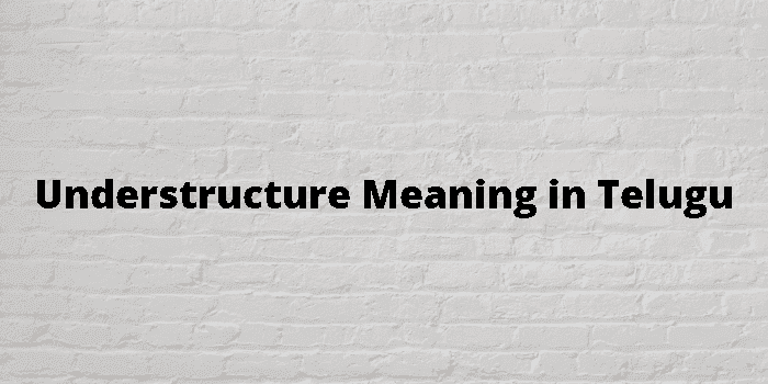 understructure