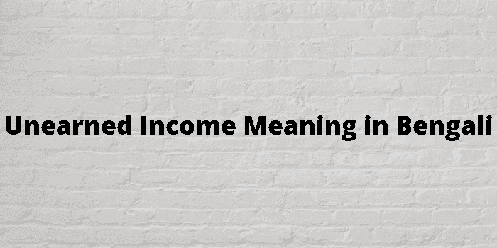 unearned income