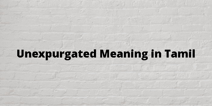 unexpurgated