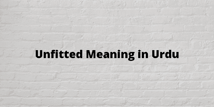 unfitted