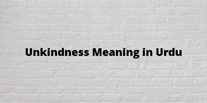 unkindness