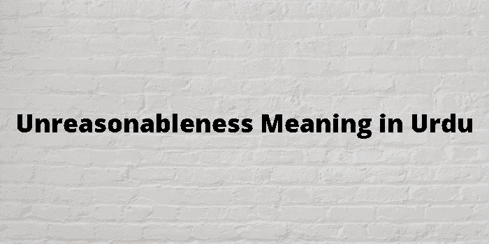 unreasonableness