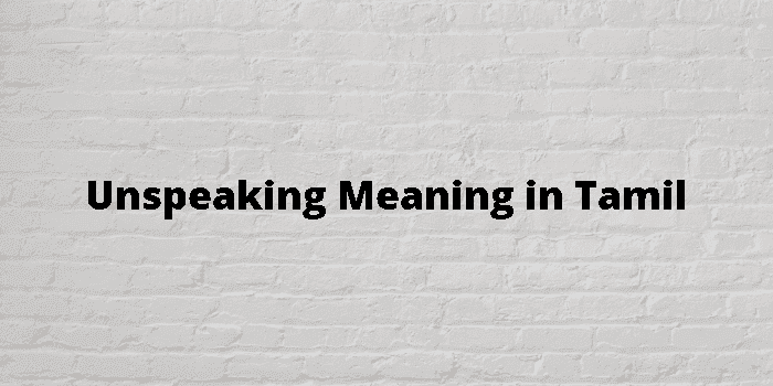 unspeaking