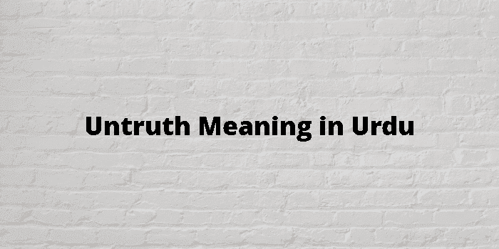 untruth