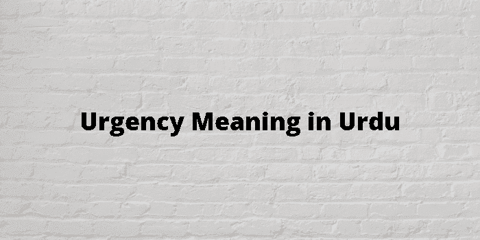 urgency