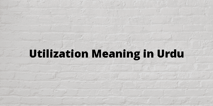 utilization