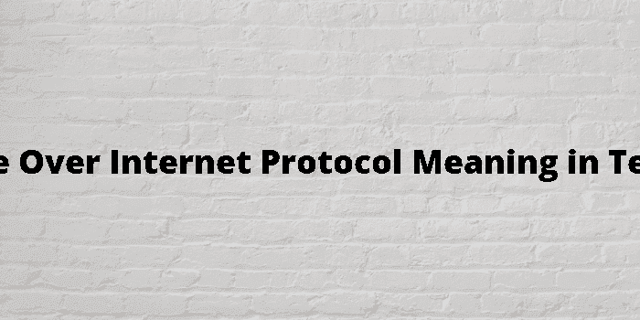 voice over internet protocol