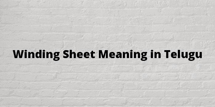 winding sheet