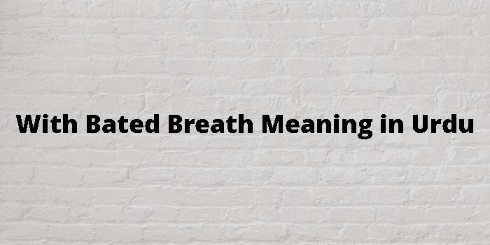 with bated breath